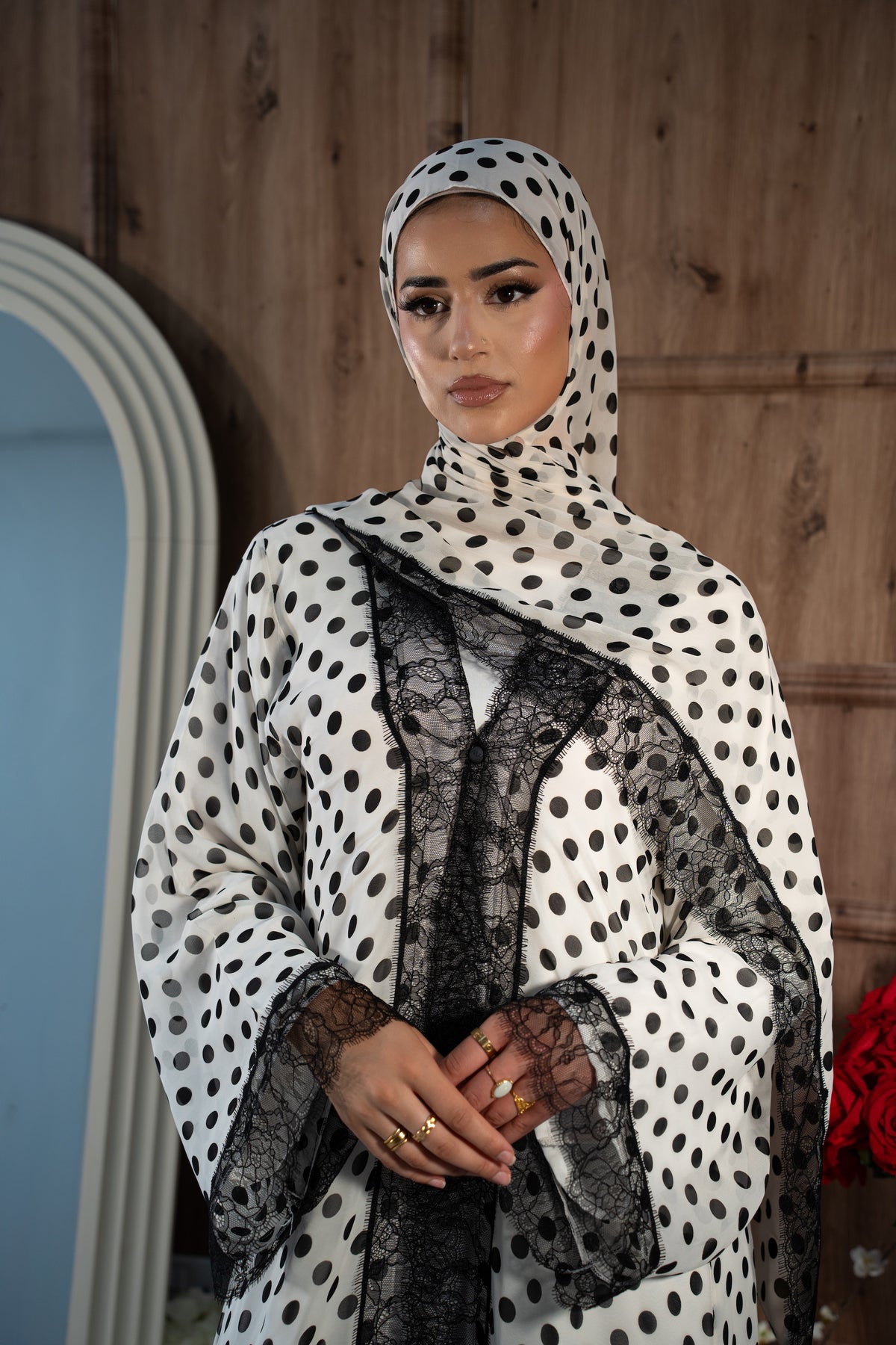THE POLKA DOT ABAYA