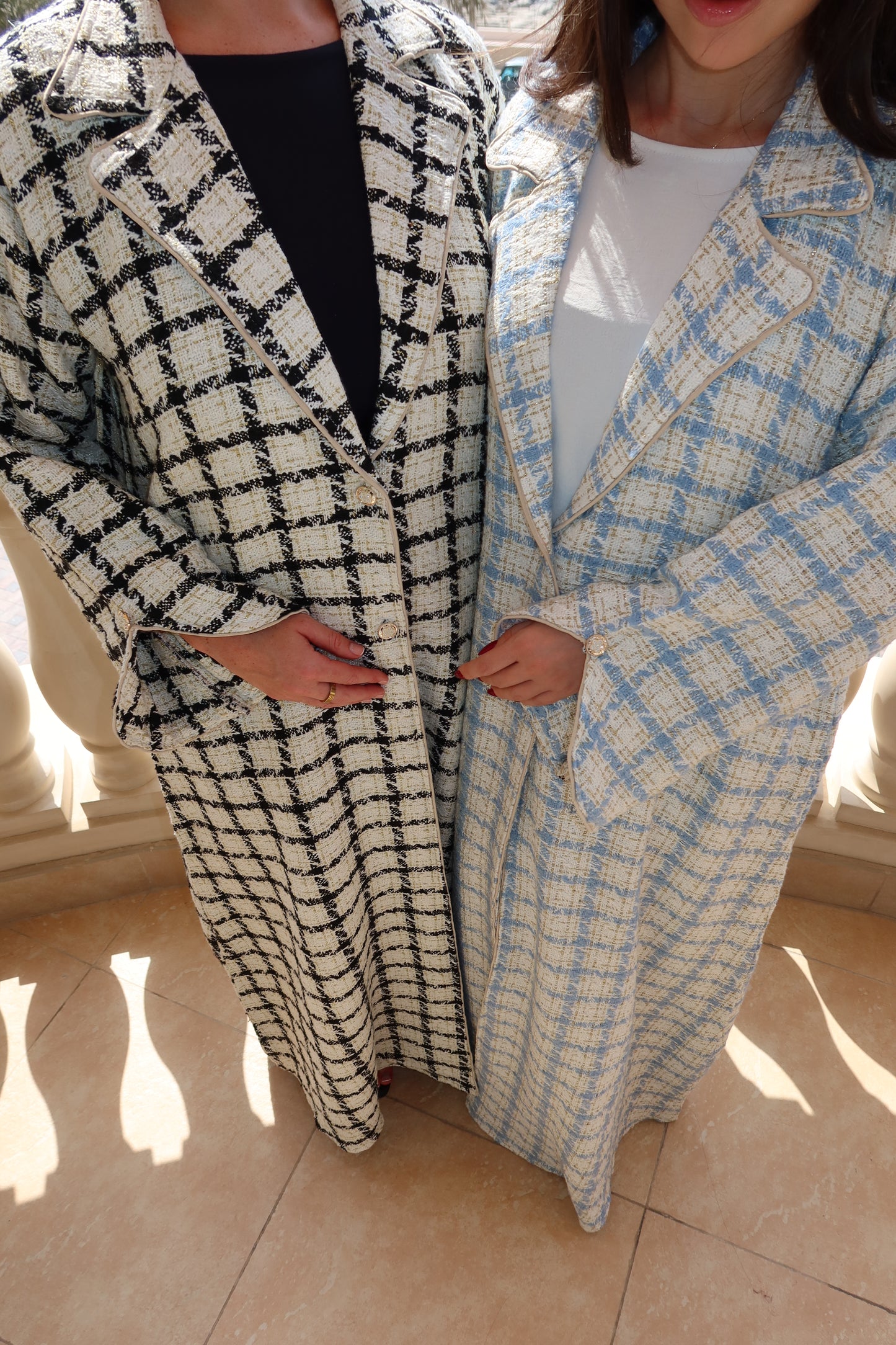 The Tweed Blazer Coat Abaya
