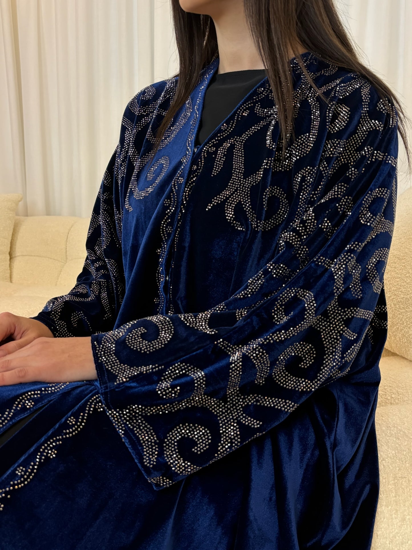 THE AMAYAH VELVET ABAYA