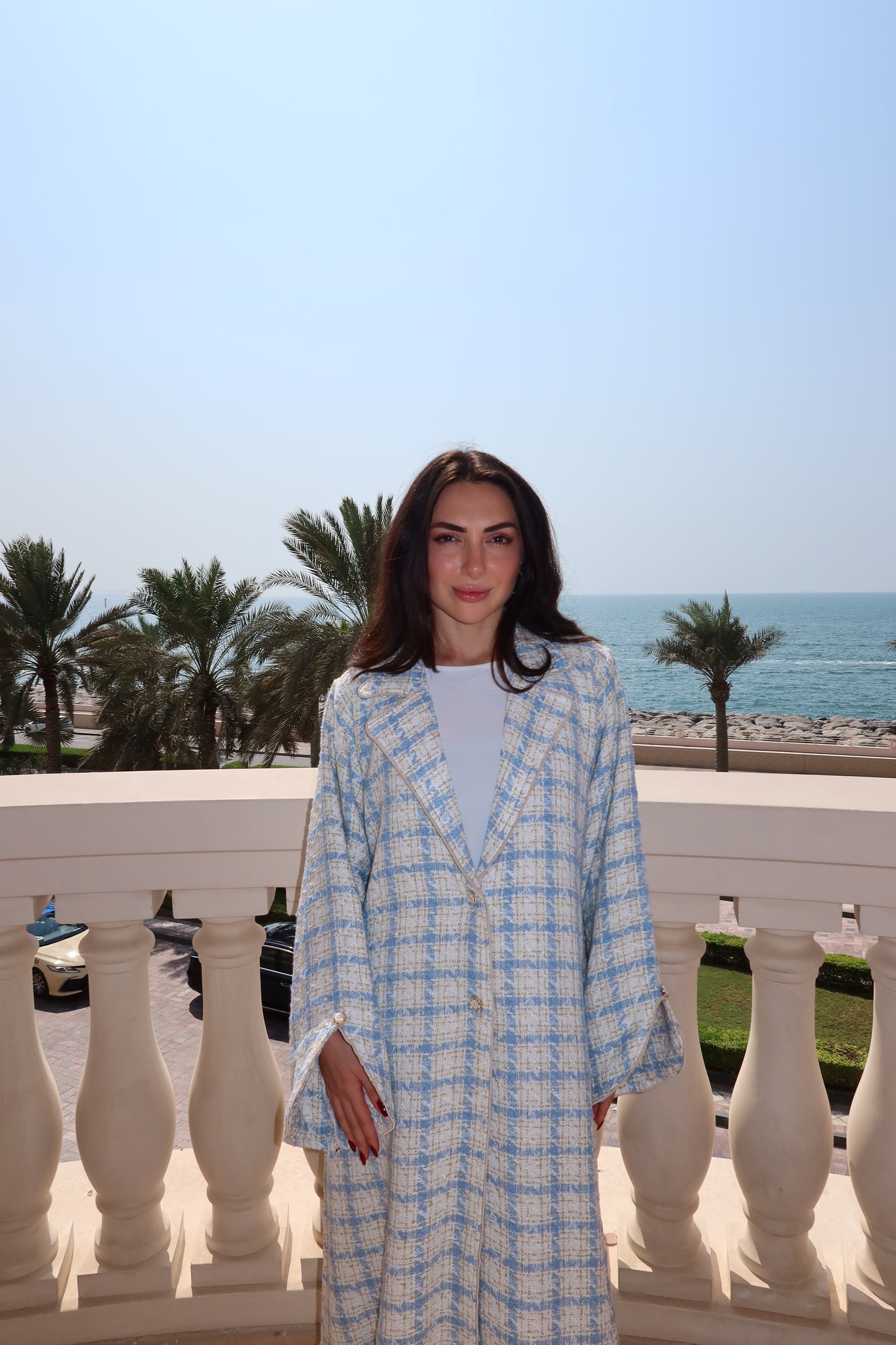 The Tweed Blazer Coat Abaya