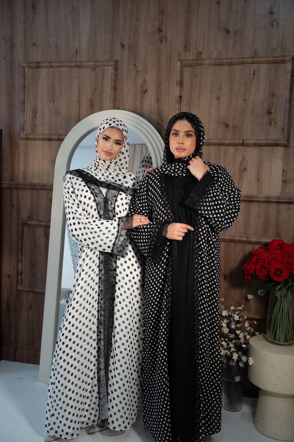 THE POLKA DOT ABAYA