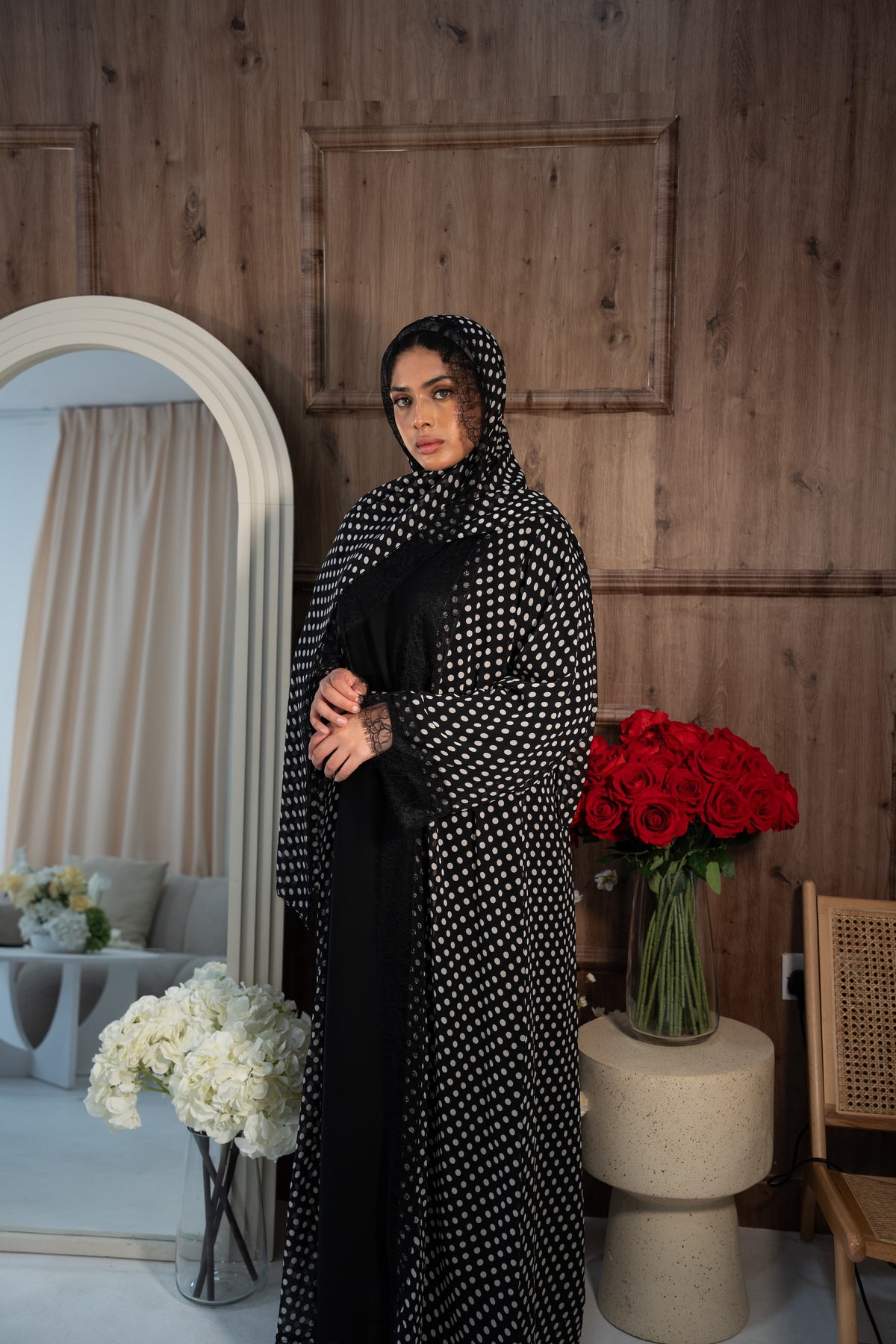 THE POLKA DOT ABAYA