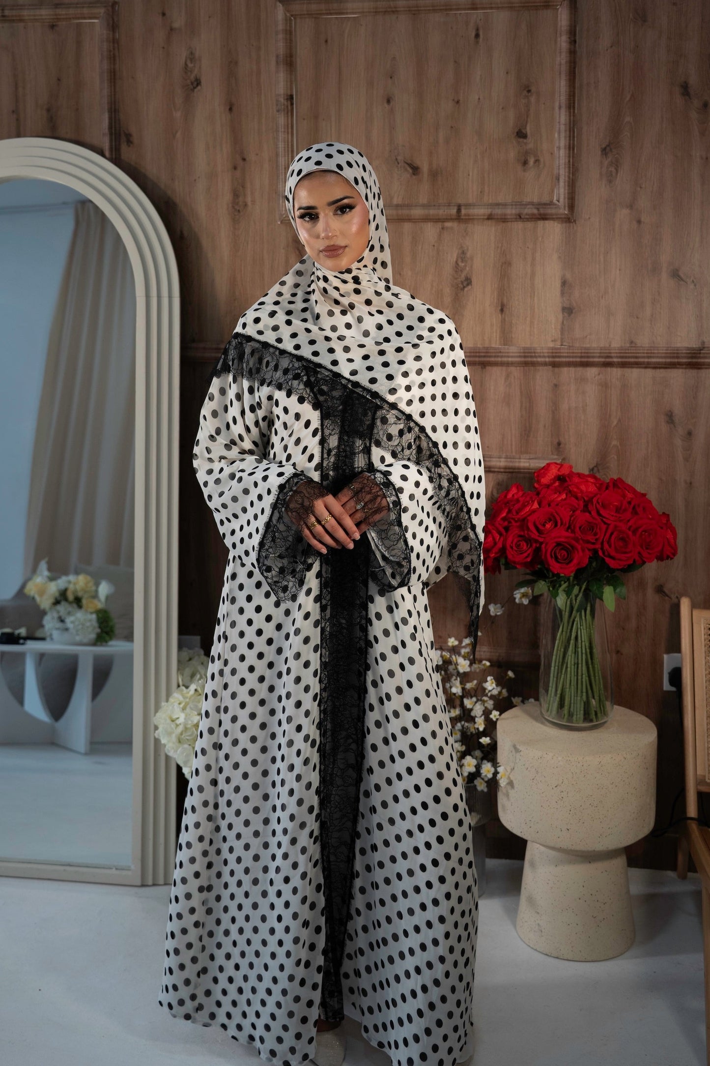THE POLKA DOT ABAYA