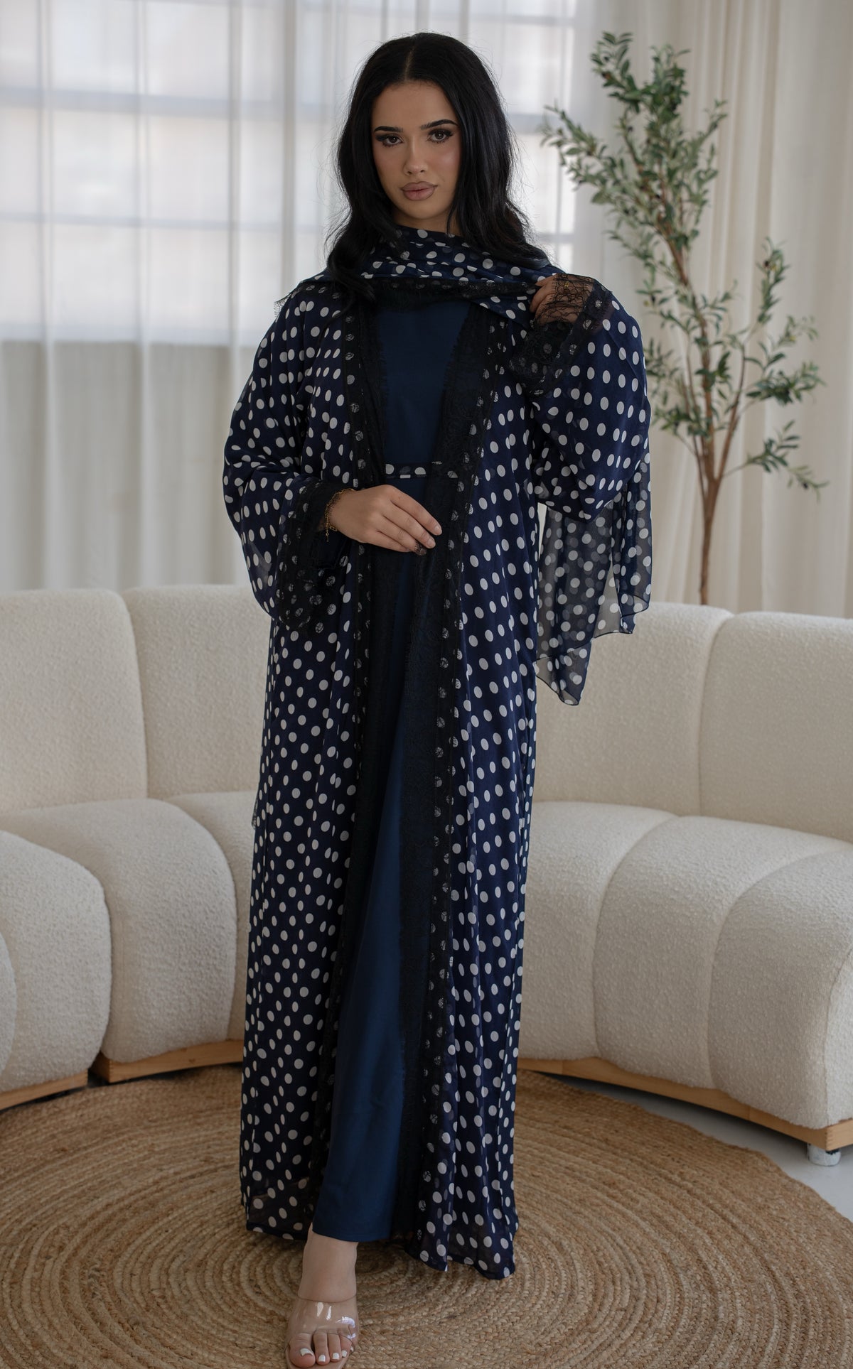 THE POLKA DOT ABAYA