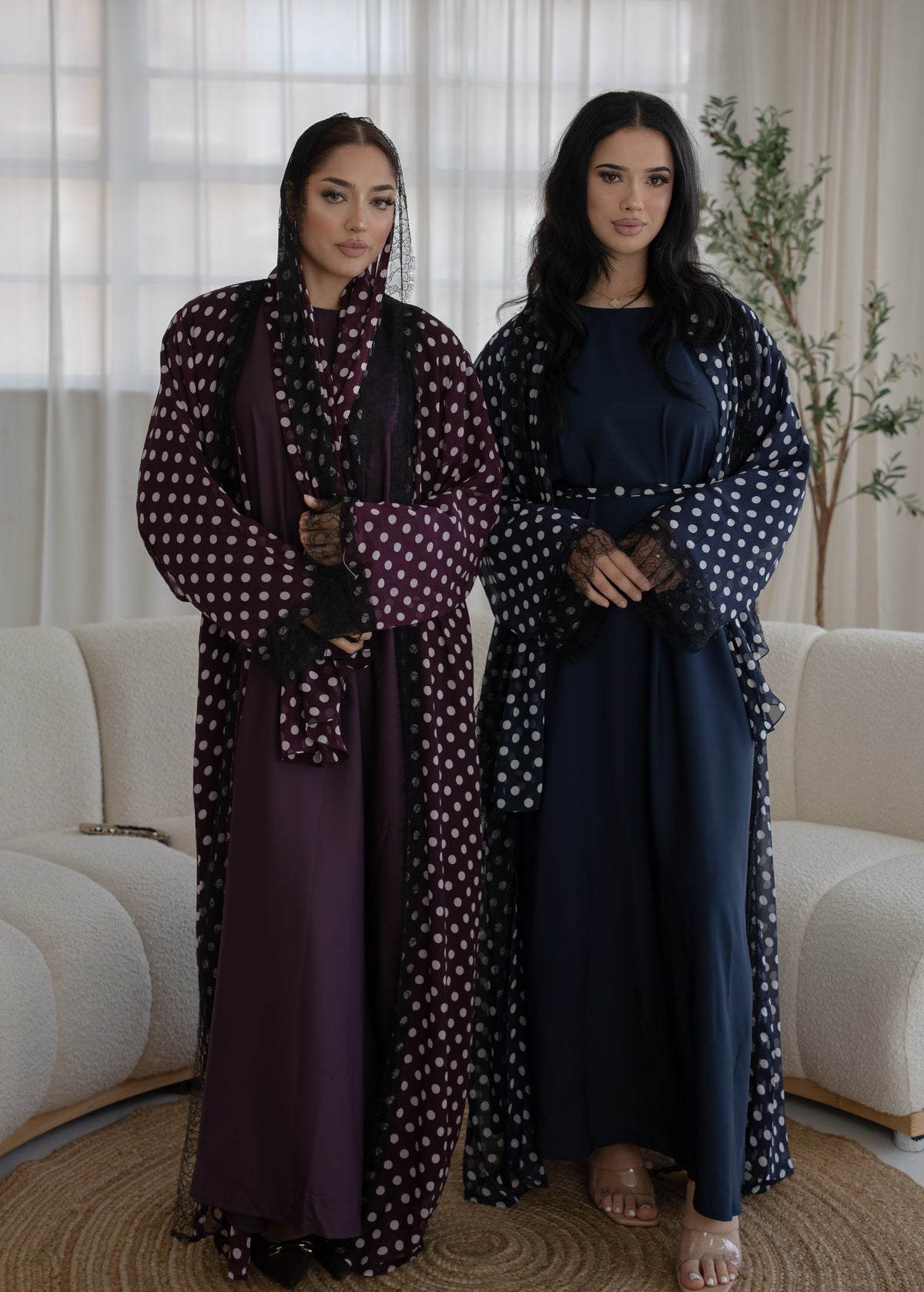 THE POLKA DOT ABAYA