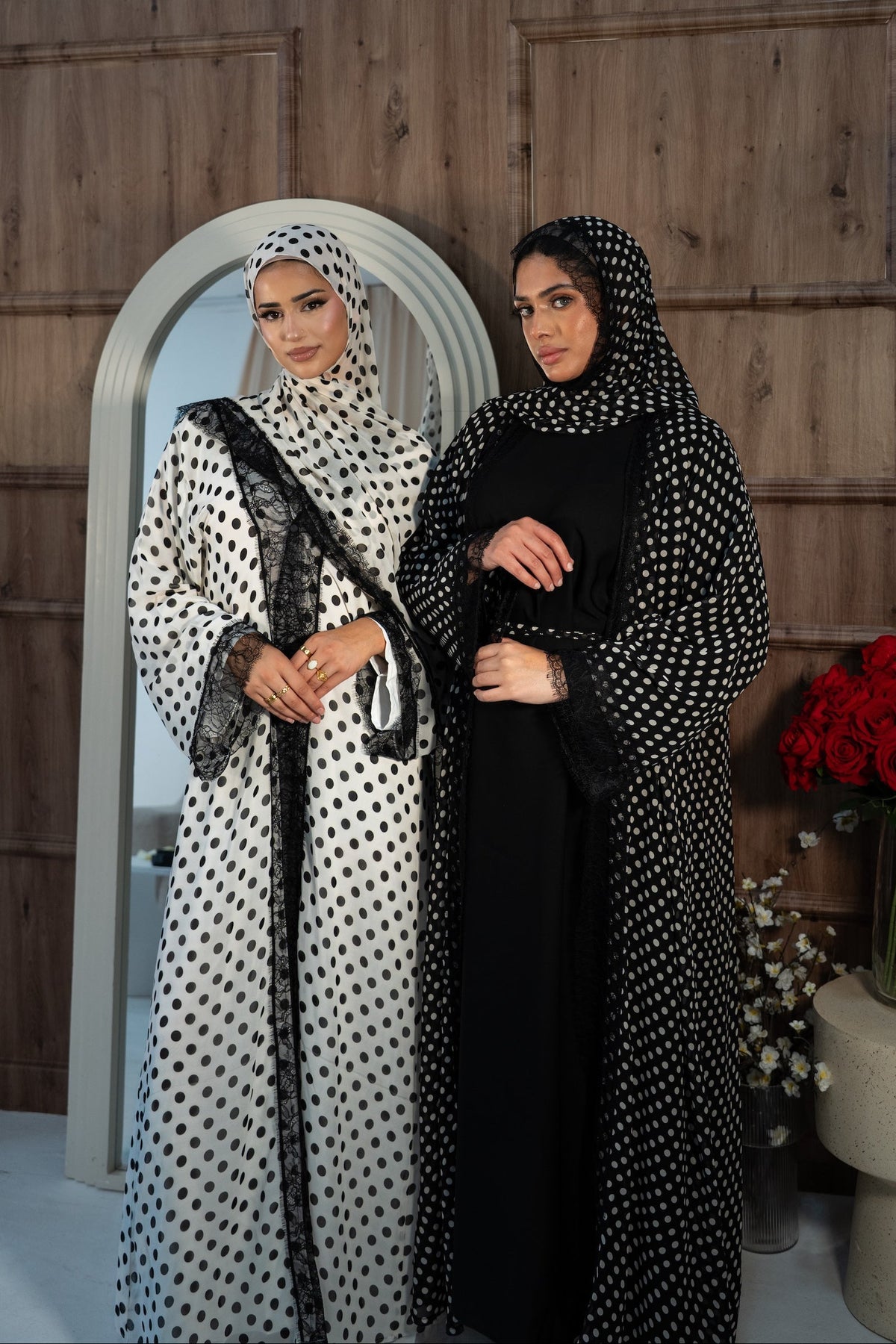 THE POLKA DOT ABAYA