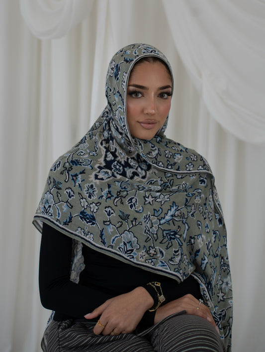 Rawdah Premium Printed Modal Hijab