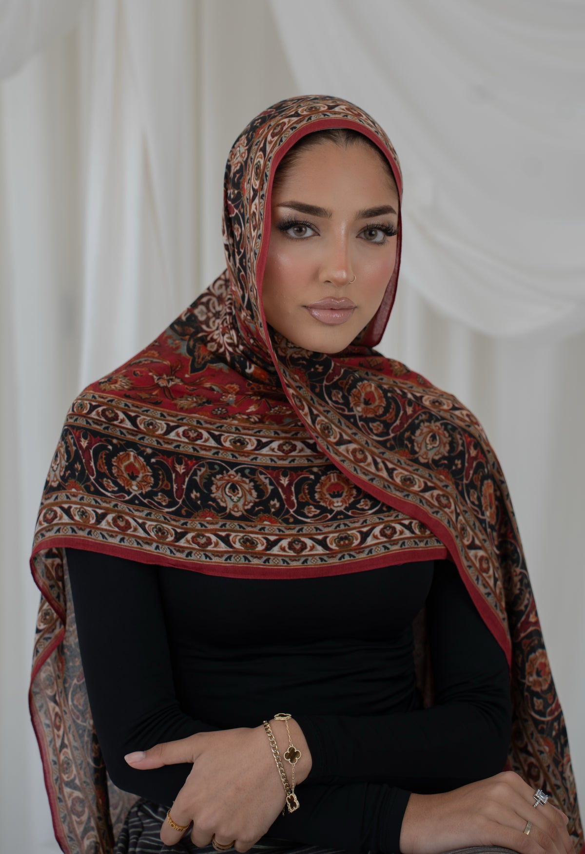 Sultana Premium Printed Modal Hijab