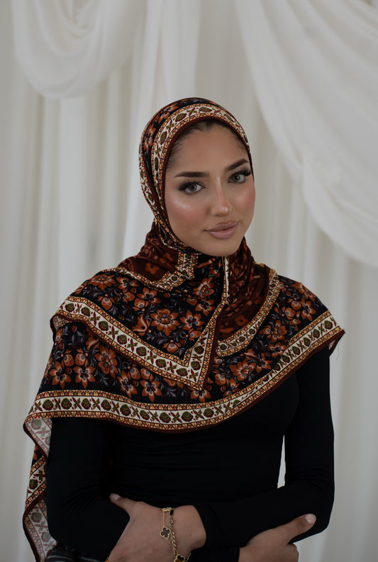 Thuraya Premium Printed Jersey Hijab